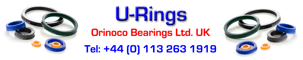 U-Rings supplied by orinoco Bearings, Leeds, UK.